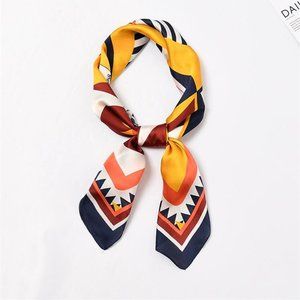 Square Silk Scarf/ Neckerchief/ Bandana
